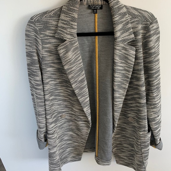Topshop Jackets & Blazers - TOPSHOP Woven Gray Blazer **NEW**